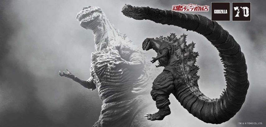【S.H.MonsterArts】「シン・ゴジラ」モノクロの"オルソ"バージョンでアクションフィギュア化決定!