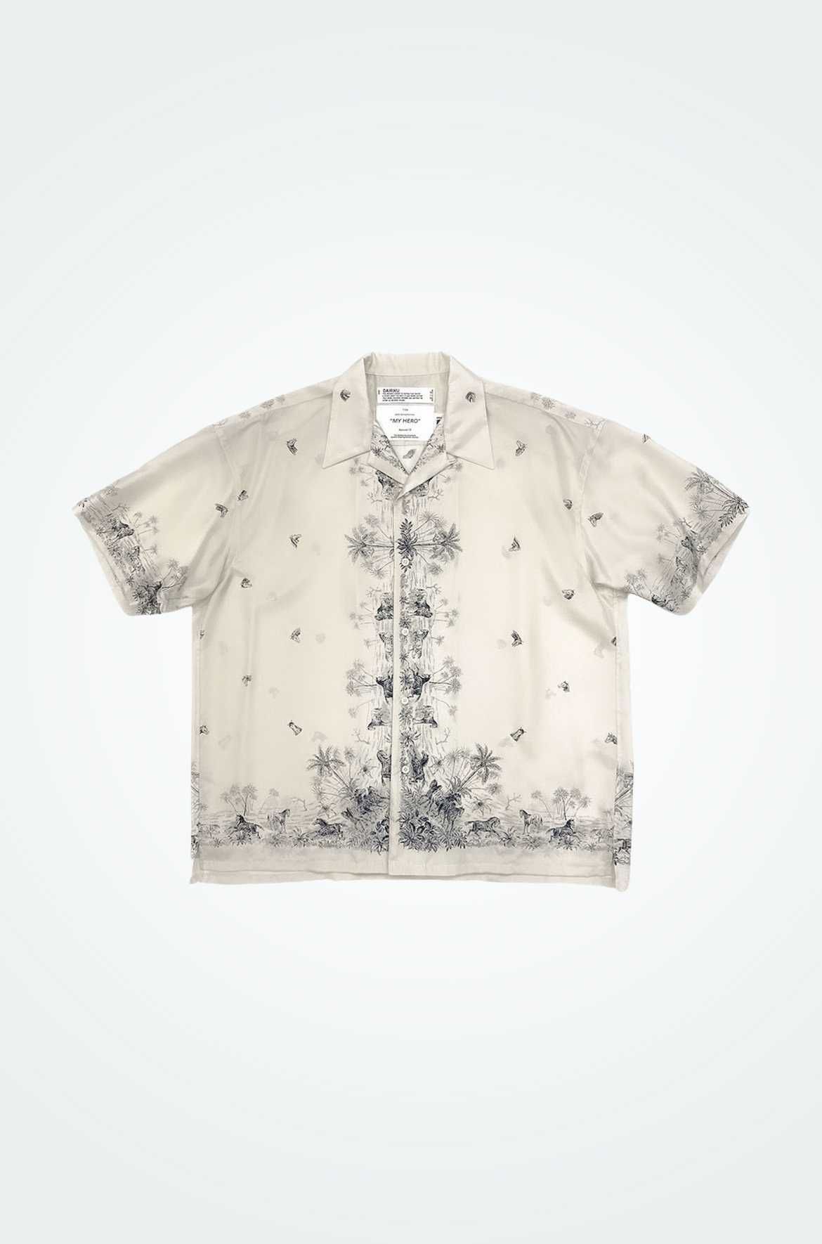 [新品未開封]DAIRIKU Horse Silk Scarf Shirt ダイリク ホース シルク スカーフ シャツ 