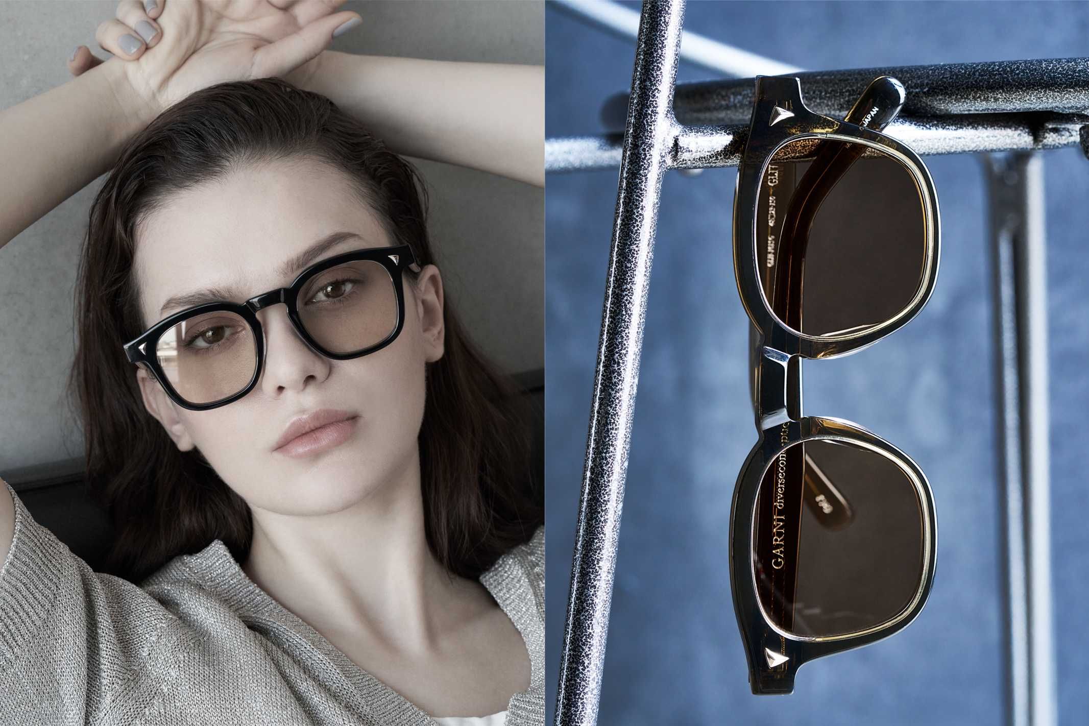ユニセックスジュエリーブランドGARNIとアイウェアブランドGLITCHがコラボアイウェアを発表