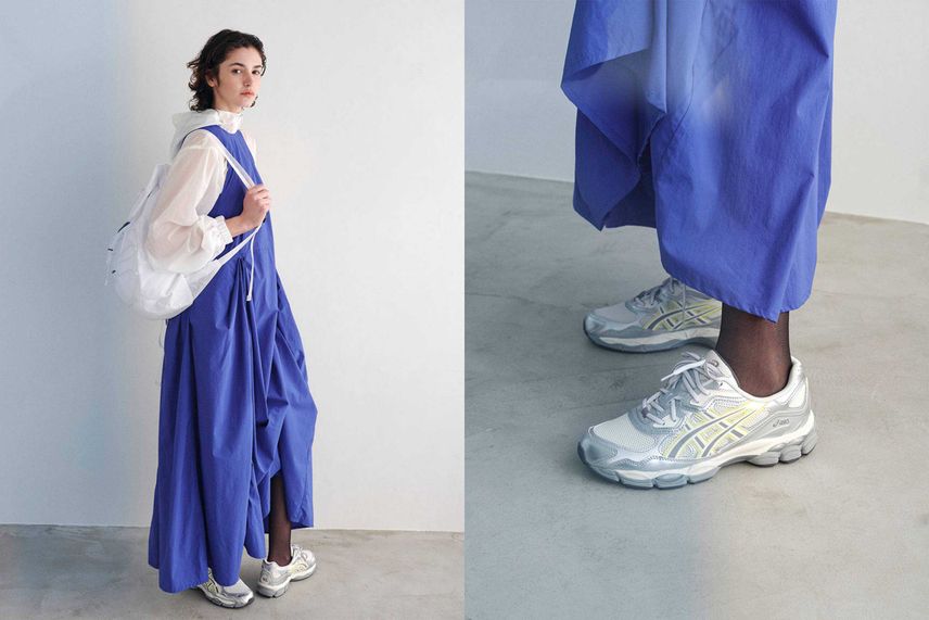 5/15発売|emmi別注 Asics WMNS Gel-NYC "White/Huddle Yellow"|抽選/販売/定価情報