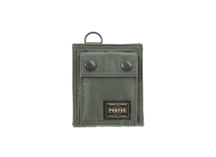 【廃盤美品】PORTER ポーター タンカー ウォレット セージグリーン 40周年を迎え、あの名作がリニューアル!PORTER「TANKER」の