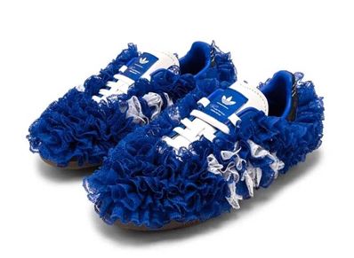 Reverie by Caroline Hu × adidas Women's Samba Lace Upper "Blue"