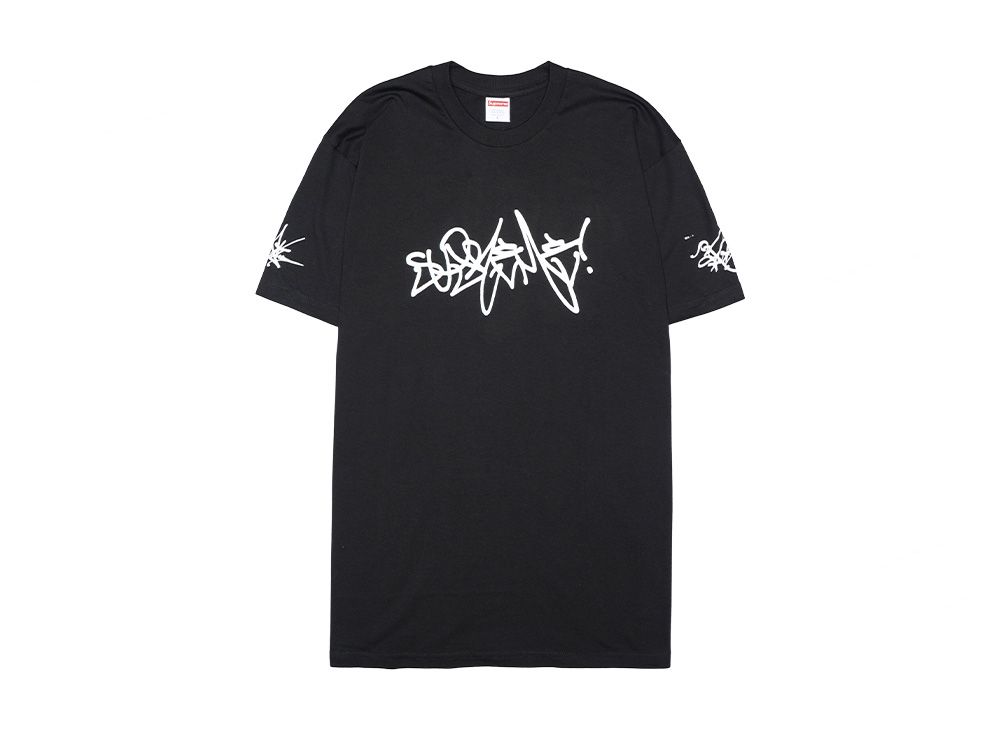 Supreme Tag Tee Charcoal