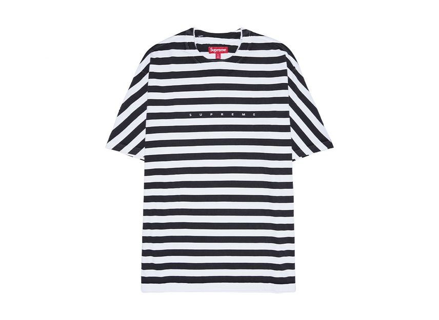 Supreme Overprint Stripe S/S Top Supreme Overprint Stripe S/S Top