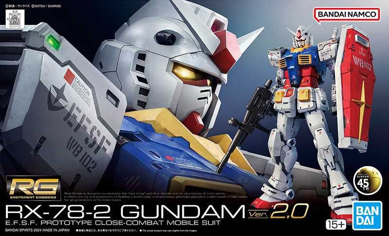 【ガンプラ】「RG 1/144 RX-78-2 ガンダム Ver.2.0」発売日が8月10日に決定! リニューアルで3つのポイントが変化【7/17更新】