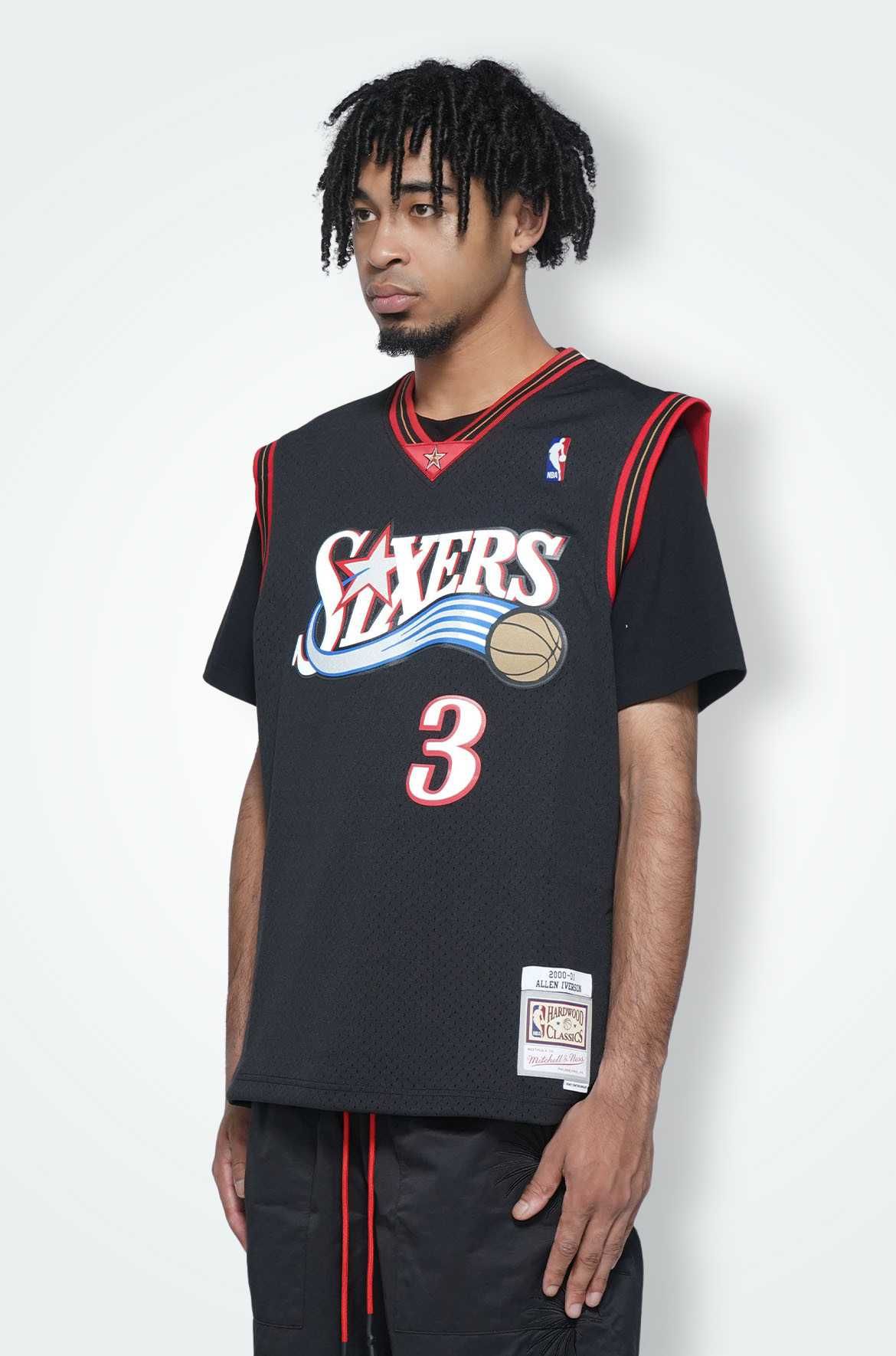 ミッチェルアンドネス NBA スウィングマン ロードジャージ 76ers 00