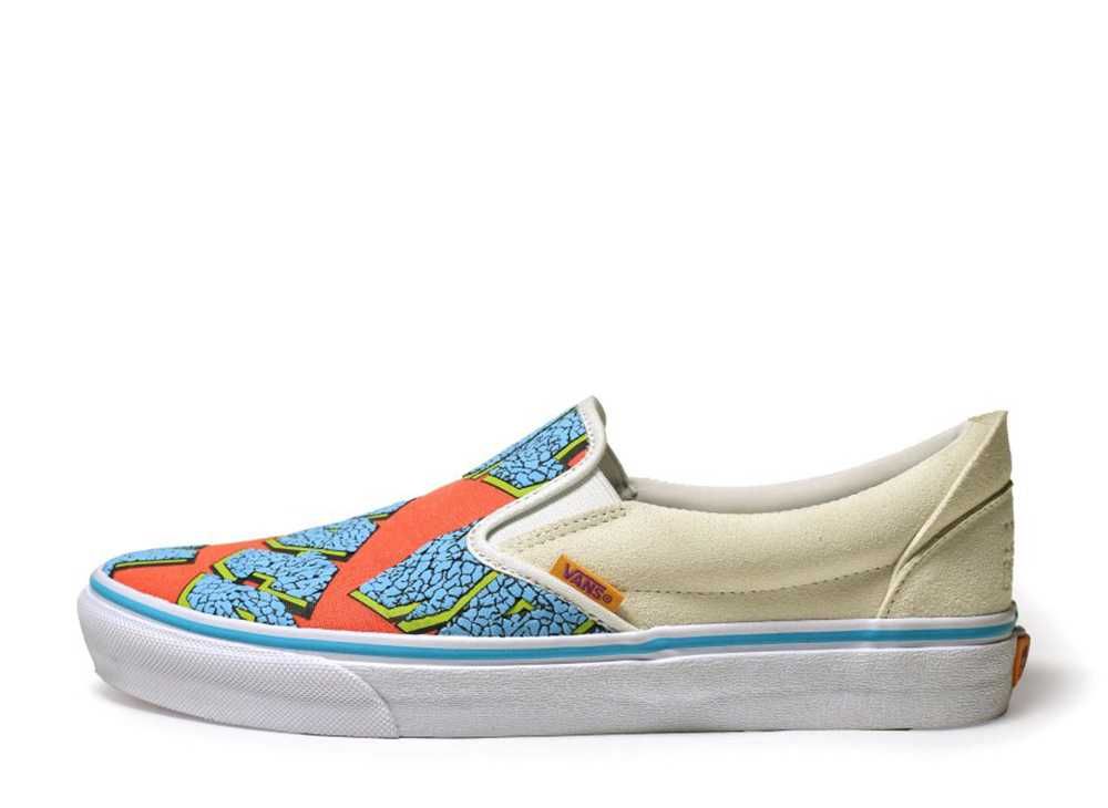 Flamingo vans slip on best sale