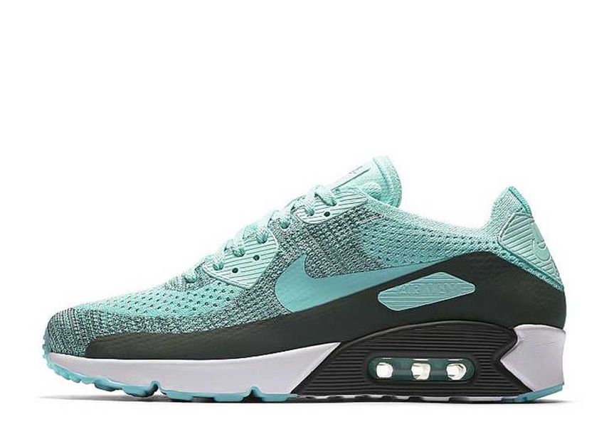 Nike Air Max 90 Ultra 2.0 Flyknit Hyper Turquoise 875943 301 SNKRDUNK