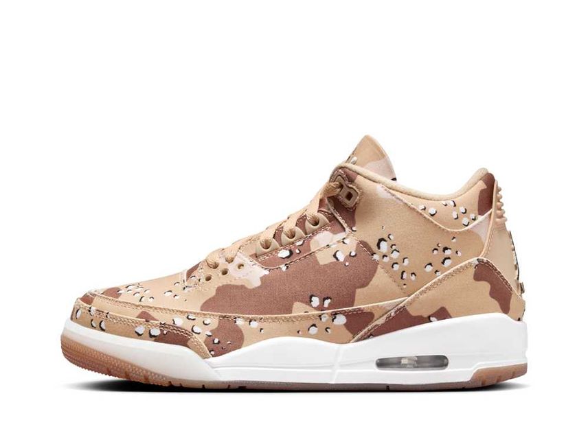ナイキ ウィメンズ エアジョーダン3 レトロ テックス "デザートカモ"