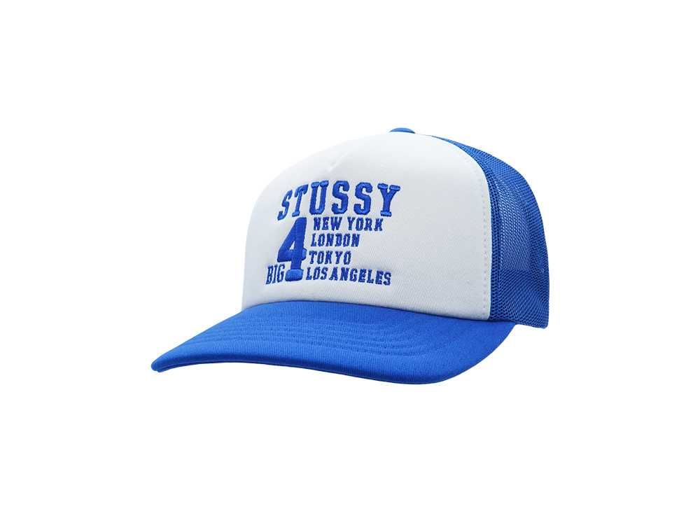 Stussy trucker big 4 snapback