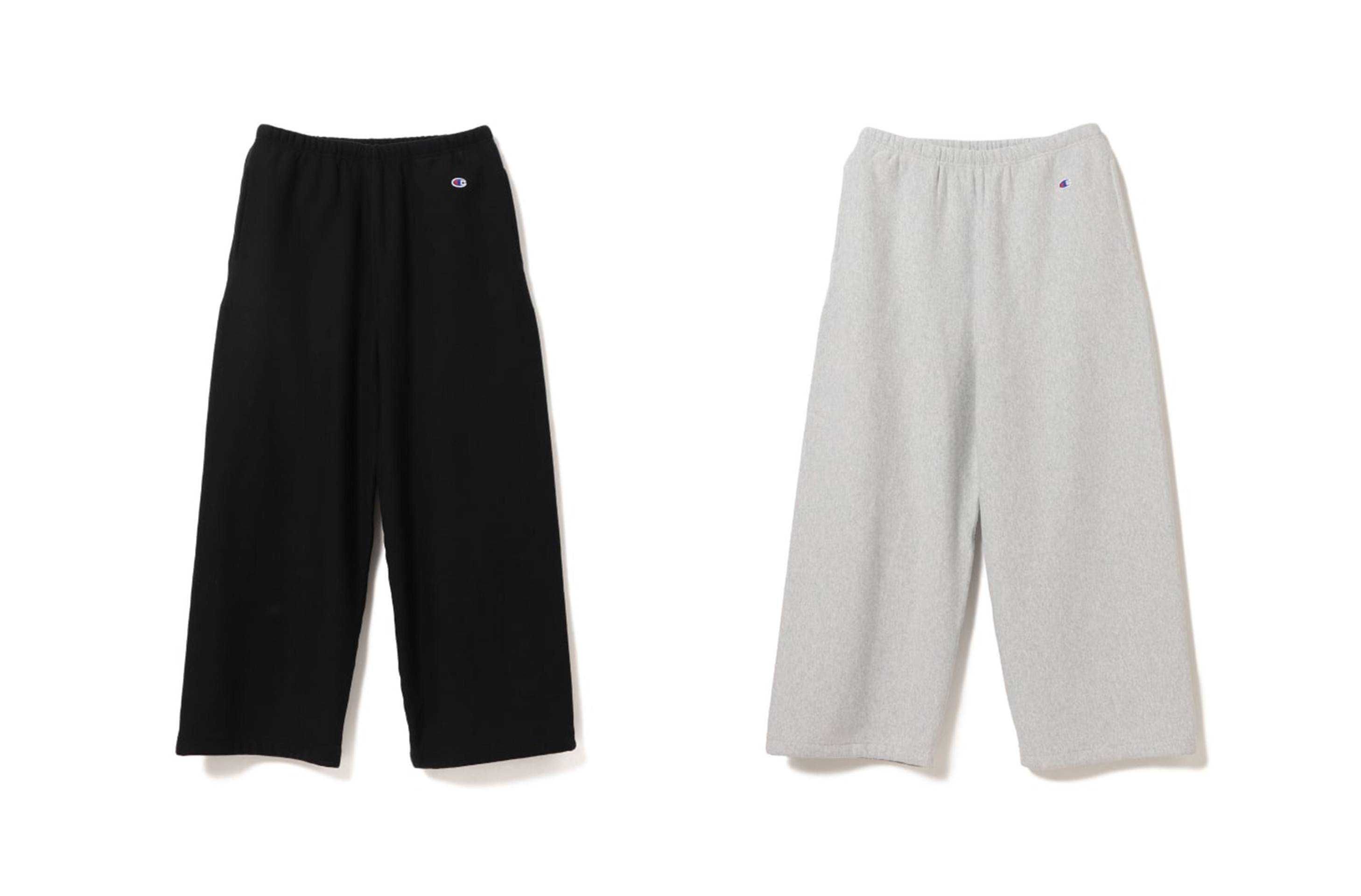予約受付中|BEAMS別注 Champion Reverse Weave Wide Pants 2colors|抽選/販売/定価情報