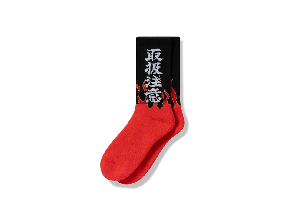 BlackEyePatch HWC Flames Socks 