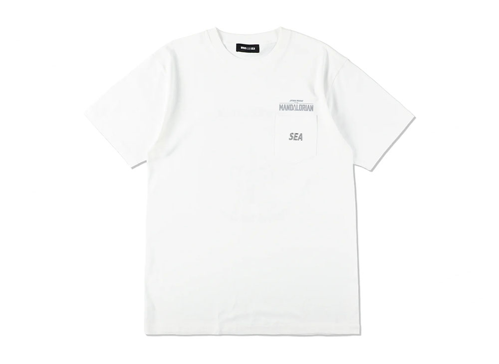 WIND AND SEA The Mandalorian WDS Pocket Tee / This Is The Way "White"