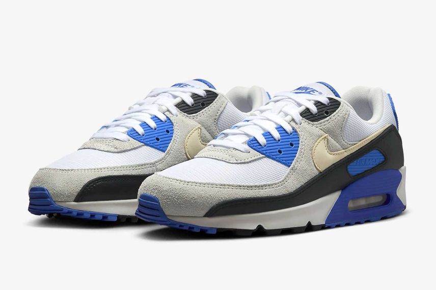 7/12発売|Nike Air Max 90 PRM "White/Racer Blue"|抽選/販売/定価情報