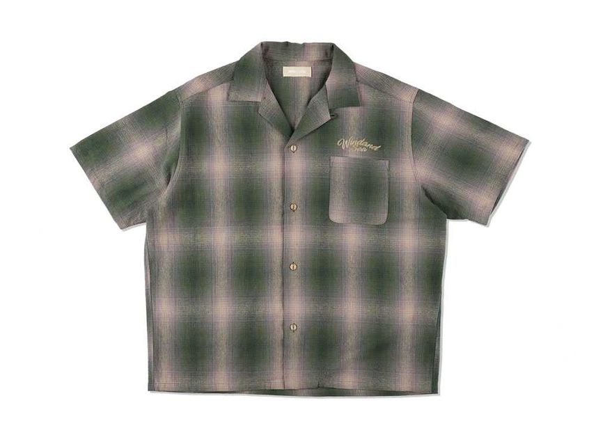 WIND AND SEA COTTON PLAID S/S SHIRT WIND AND SEA COTTON PLAID S/S SHIRT