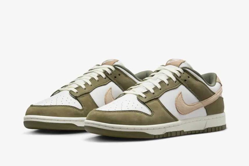 8/6発売|Nike Dunk Low Retro PRM "Medium Olive and Summit White"|抽選/販売/定価情報