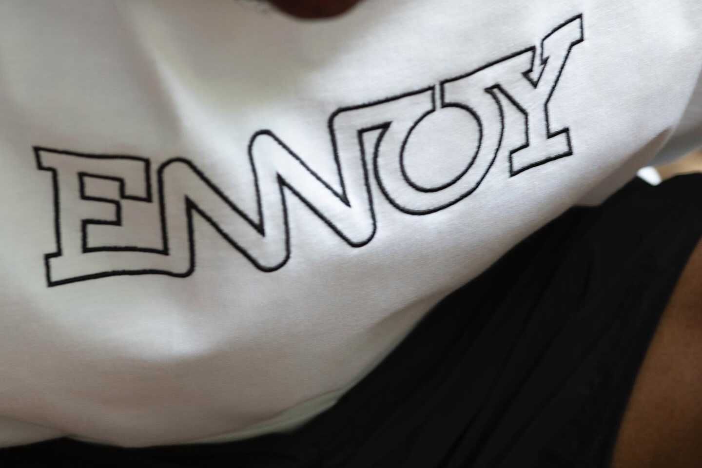 8/1発売|ENNOY Electric Logo EMB Tee 3colors|抽選/販売/定価情報