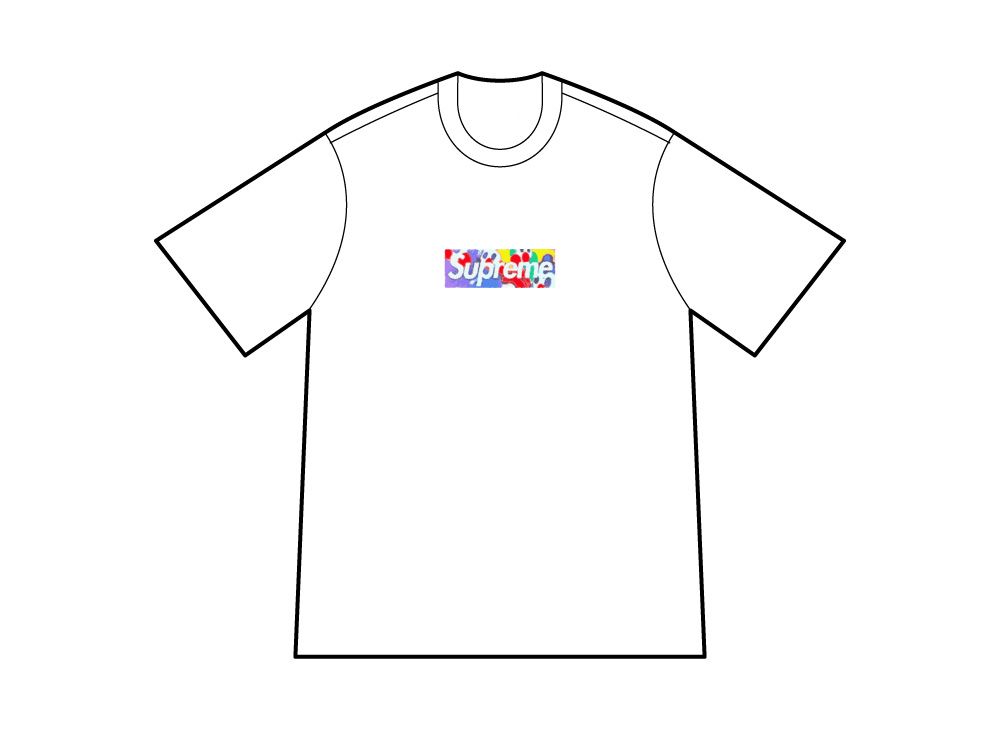 Supreme x Olaolu Slawn Box Logo Tee "White"