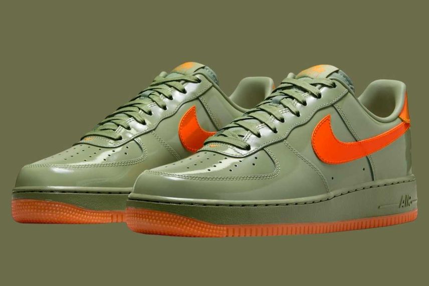 最新リーク|Nike Air Force 1 Low Premium "Oil Green/Safety Orange"|抽選/販売/定価情報
