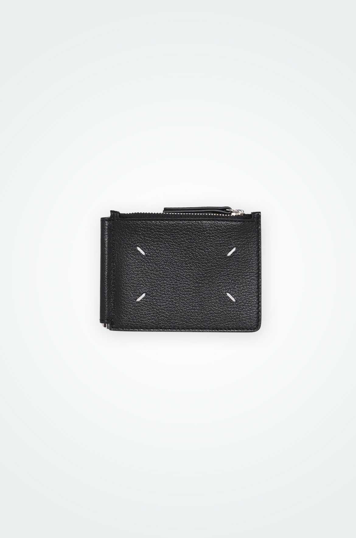VERGELMER ブラックメタル　BLACKL メゾンマルジェラ ウォレットスリム2ピンサー 