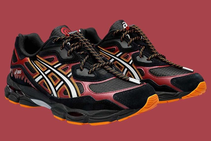 最新リーク|ナルト疾風伝 × Asics Gel-NYC "Black/Pure Silver"|抽選/販売/定価情報