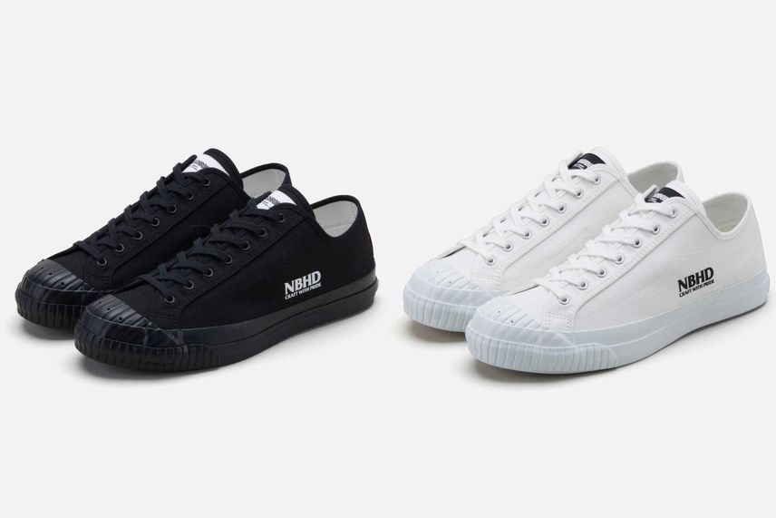 9/7発売|NEIGHBORHOOD × MOONSTAR GR Low Sneakers 2colors|抽選/販売/定価情報