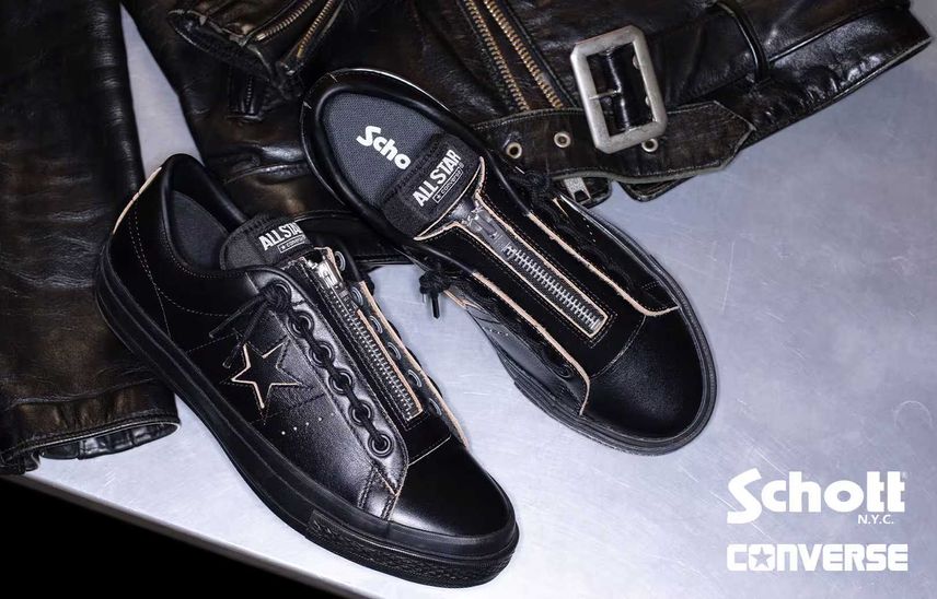 9/27発売|Schott × Converse One Star Z "Black"|抽選/販売/定価情報