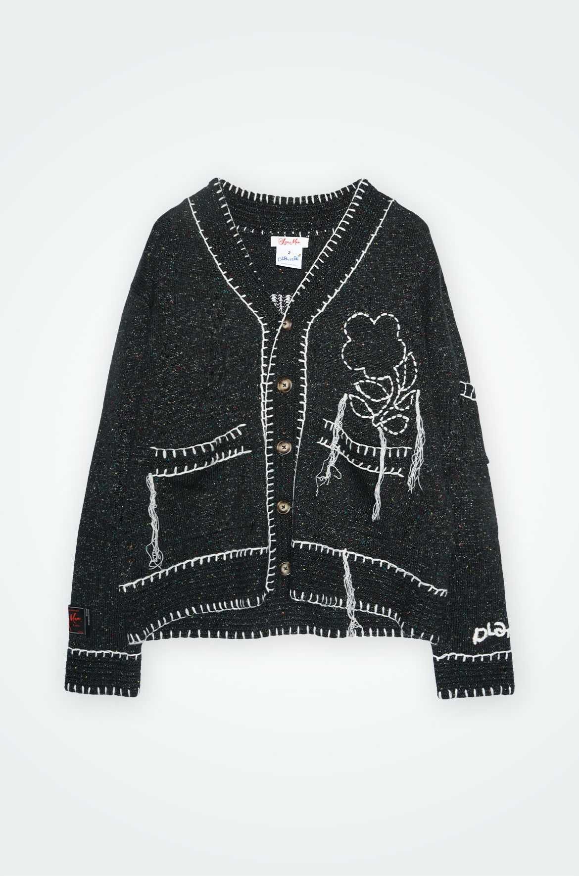 シュウマン xシューマンフローラルカーディガン 