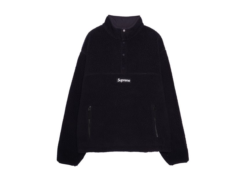 Supreme Polartec Shearling Reversible Pullover (FW24) - $198 Supreme Polartec Shearling Reversible Pullover (FW24) - $198