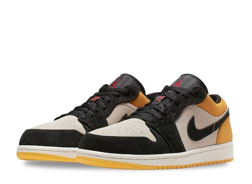 ナイキ エアジョーダン1 ロー "セイルユニバーシティゴールドブラック"
