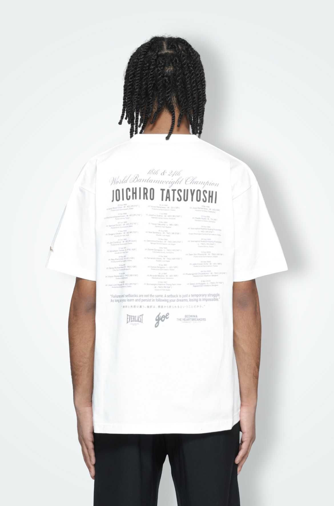 辰吉丈一郎35周年記念コラボ エバーラスト× ベドウィン Tシャツ