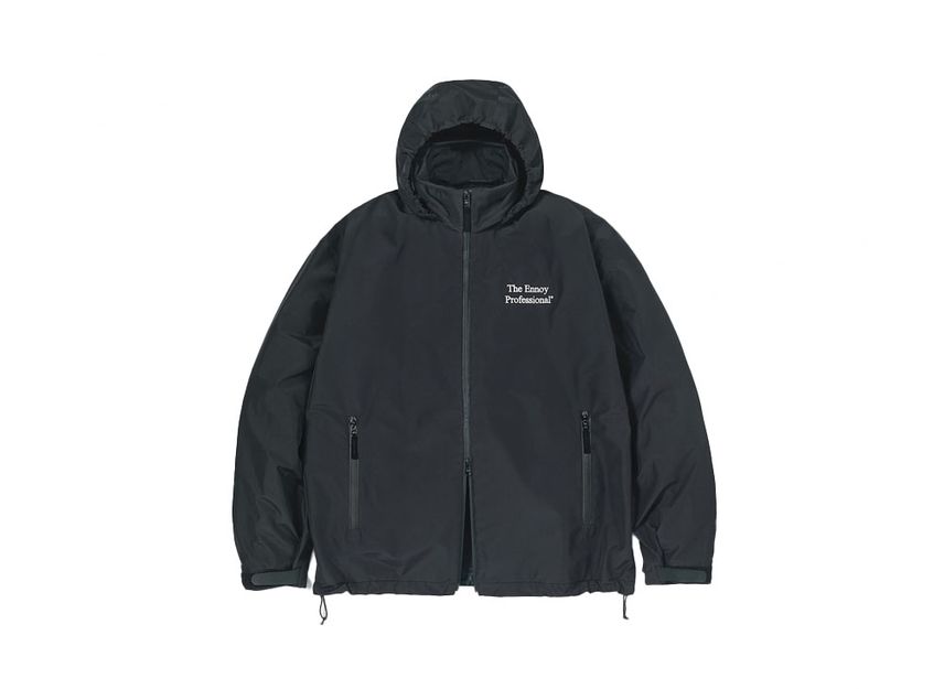 ENNOY 3LAYER SHELL JACKET L black ENNOY 3LAYER SHELL JACKET L black
