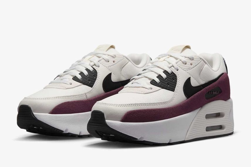 10/24発売|Nike Women's Air Max 90 LV8 "Sail/Night Maroon/Phantom/Black"|抽選/販売/定価情報