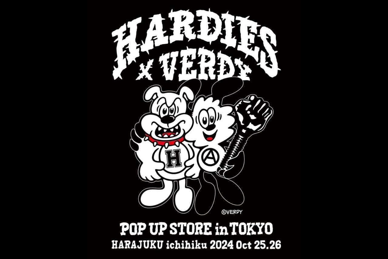 10/25・10/26開催|Hardies × VERDY POP UP STORE in TOKYO|抽選/販売/定価情報