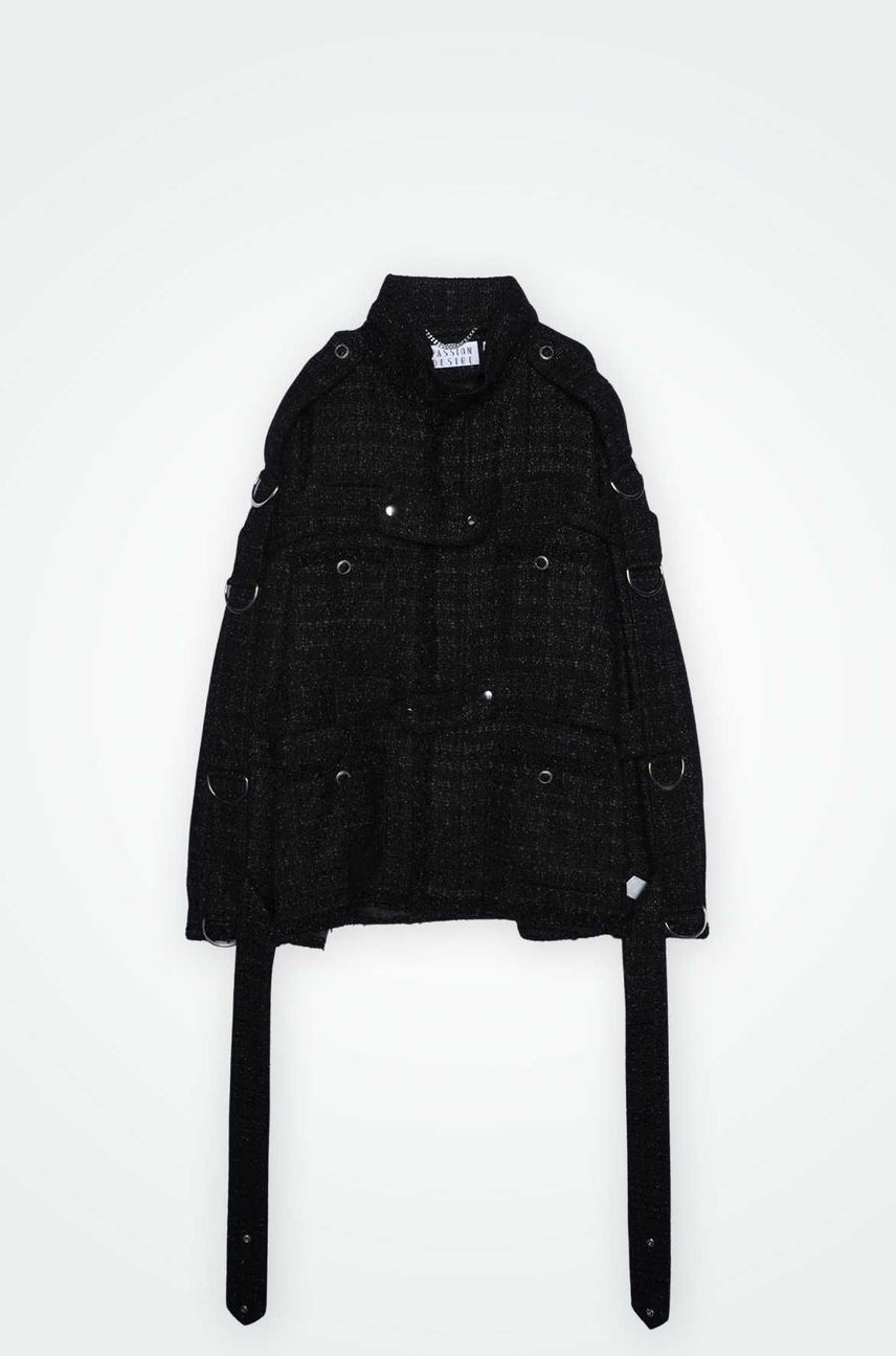 el conductorH MIXED TWEED BONDAGE FIELD JKT el conductorH MIXED TWEED BONDAGE FIELD JKT