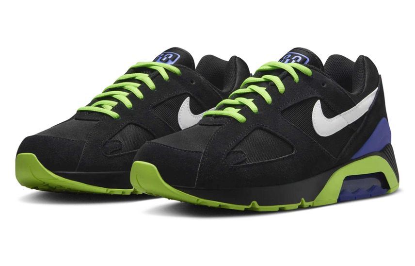 11/5発売|Nike Air Max 180 "Black/White/Action Green"|抽選/販売/定価情報