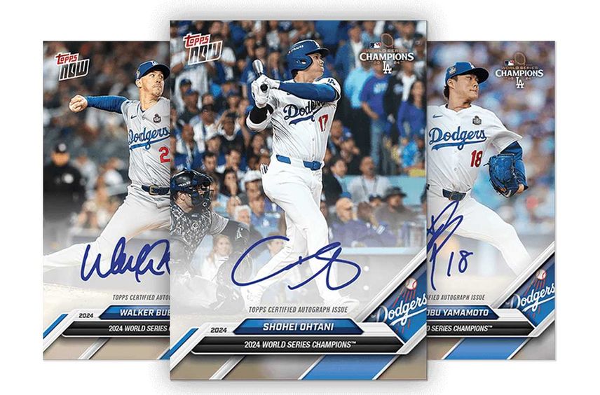 Topps NOW ドジャースワールドシリーズ優勝記念セット 10box Topps NOW ドジャースワールドシリーズ優勝記念セット 10box