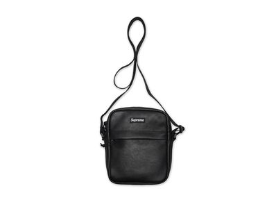 Supreme レザーショルダーバッグ 黒 24FW Supreme Leather Supreme レザーショルダーバッグ 黒 24FW Supreme Leather