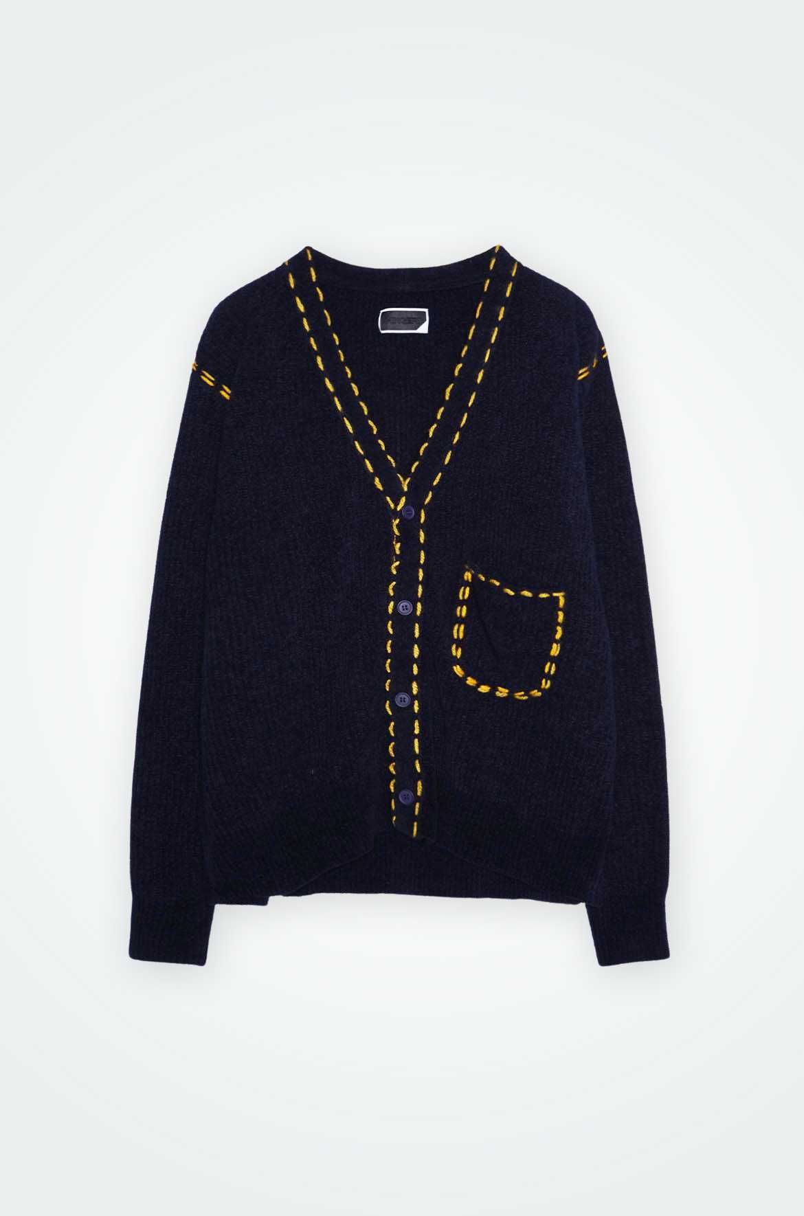 トップス [PHINGERIN] PG1 CARDIGAN - navy Phingerin PG1 Cardigan - Navy – Goodhood