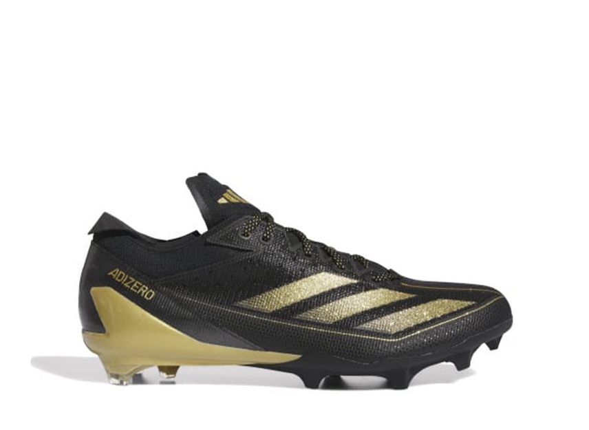 adidas Adizero Electric Football Cleats Core Black Gold Metallic Carbon IE4380 SNKRDUNK