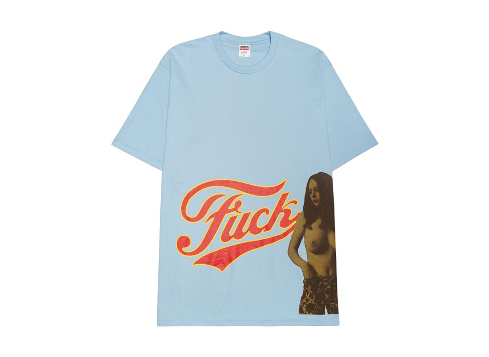 Supreme x HYSTERIC GLAMOUR Fuck Tee 