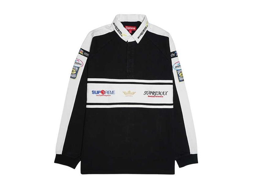 新品未使用 Supreme Chest Stripe Rugby White Supreme Chest Stripe Rugby