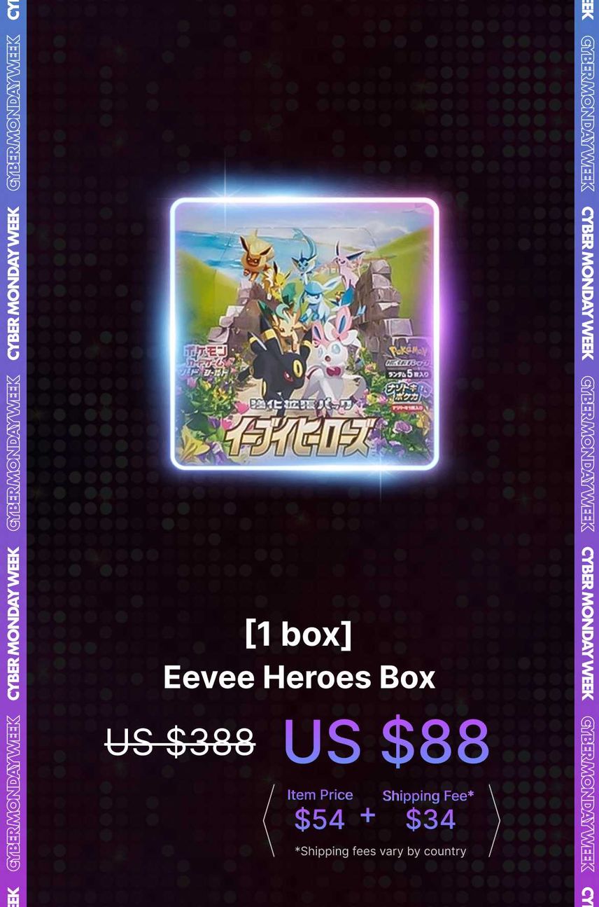 eevee heroes pokemon booster box Korean Pack: Collect Eeveelutions The boosters are ideal for expanding ones card set or developing exciting new strategies in the game Korean Pokemon TCG Pokemon TCG: