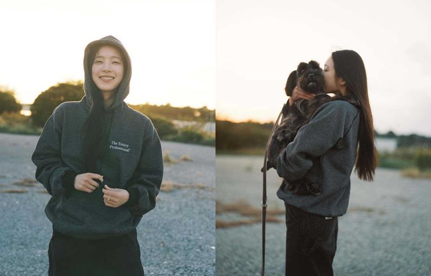 BORDER HOODIE SWEAT エンノイennoy BORDER HOODIE SWEAT エンノイennoy