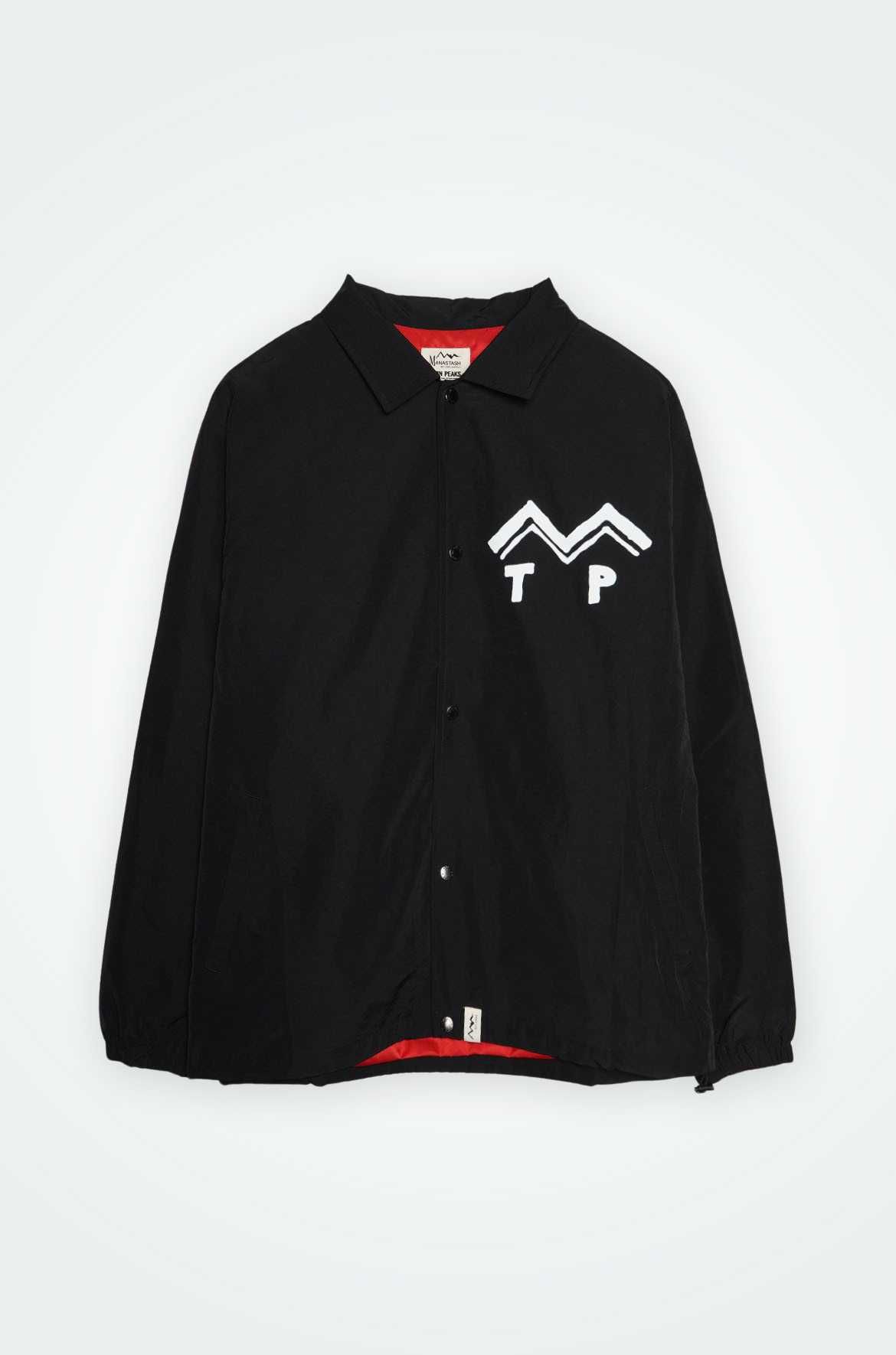 MANASTASH ツインピークス TWIN PEAKS コーチジャケット 黒 マナスタッシュ ツイン ピークス コーチ ジャケット 