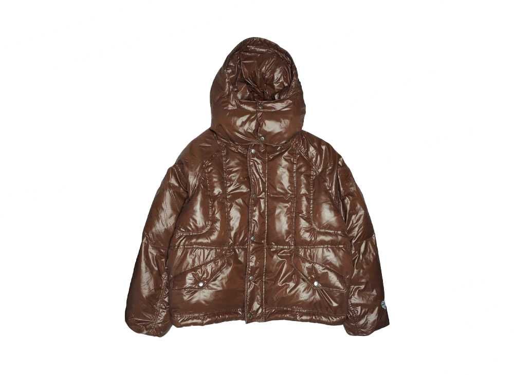 HTH 【two way puffy jacket】 ブラウン