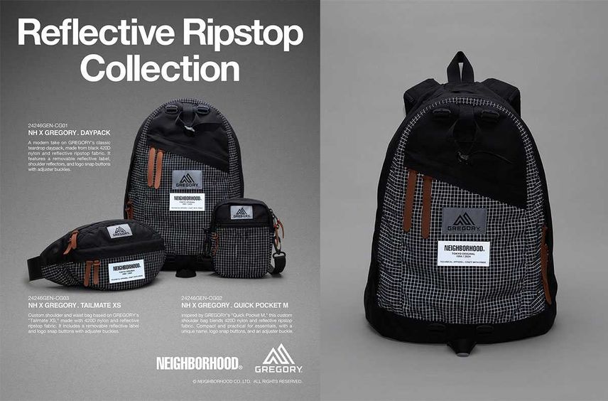 12/7発売|NEIGHBORHOOD × GREGORY 24FW collection|抽選/販売/定価情報