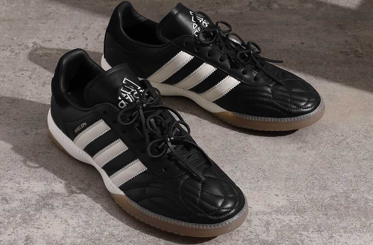 12/13発売｜Naked × Maha × adidas Samba MN "Black/White"｜抽選/販売/定価情報 1枚目