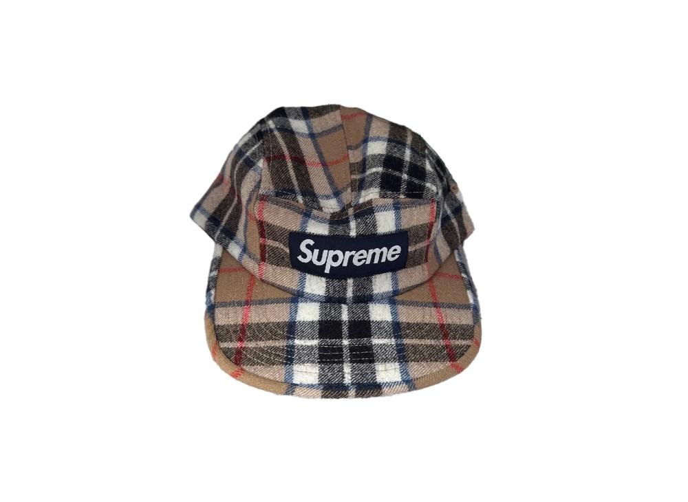 帽子 Supreme Lochcarron Camp Cap \"Tan Plaid\" Supreme Lochcarron Camp Cap Tan Plaid新品 Lochcarron Camp
