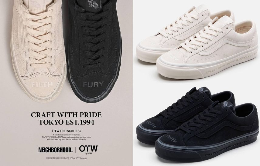 12/20発売|NEIGHBORHOOD × OTW by Vans Old Skool 36 2colors|抽選/販売/定価情報